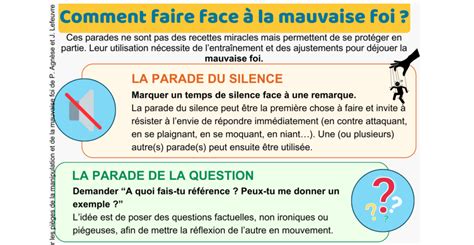 Comment Faire Face La Mauvaise Foi En Couple En Famille Au Travail