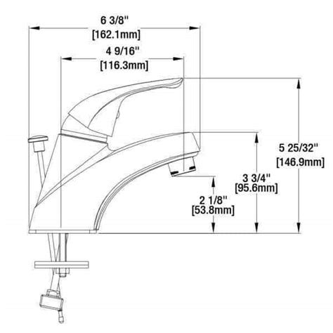 Glacier Bay Aragon 4 In Centerset Single Handle Low Arc Bathroom Faucet Chrome Ebay