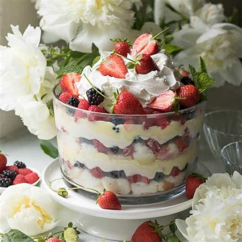 Berry Trifle A No Bake Mixed Berry Summer Dessert