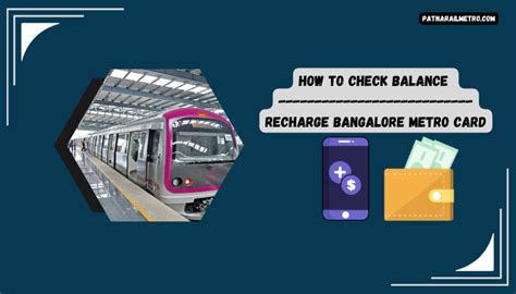 How To Check Balance And Recharge Bangalore Metro Card Easily