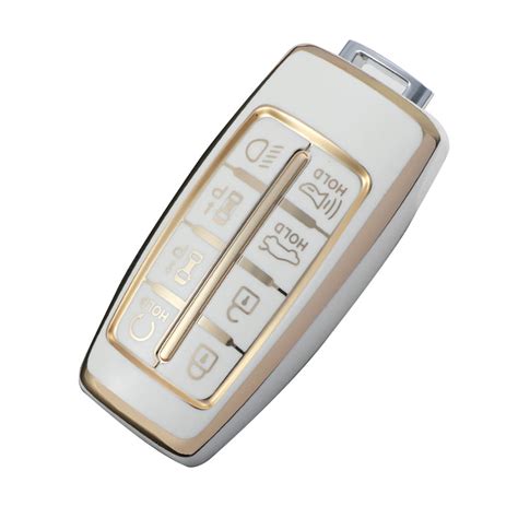 Soft Tpu Remote Flip Key Fob Cover Case For Hyundai Genesis Gv Gv