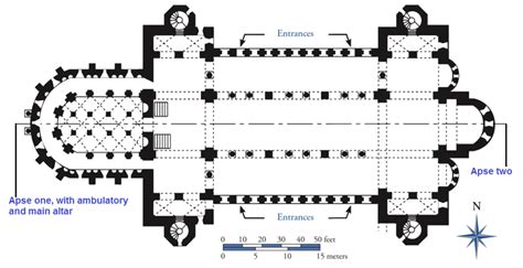 Floor Plan Of Romanesque Church - floorplans.click