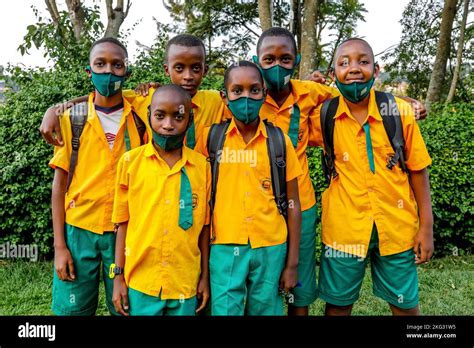 Secondary Schoolchildren In Kigali Rwanda Stock Photo Alamy
