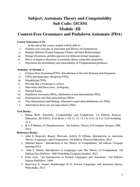 Atc Module 3 Download Free Pdf Parsing Formalism Deductive