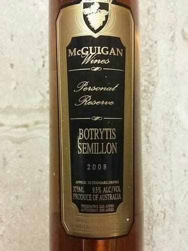 Mcguigan Personal Reserve Botrytis S Millon Vivino Australia