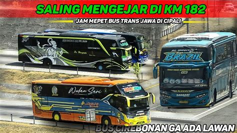 Saling Kejar Di Km Po Haryanto Wayang Darat Beraksi Bus Cirebonan