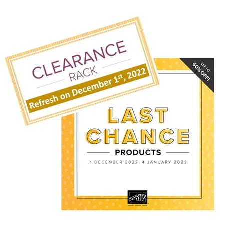 July–December 2022 Mini Catalog Last Chance Sale & Clearance Rack ...