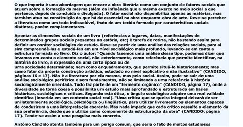 CANDIDO Antonio Literatura E Sociedade Pdf Google Drive