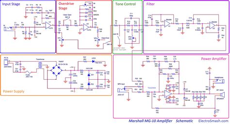 Marshall Guitar Amp Circuit Diagrams Circuit Diagram