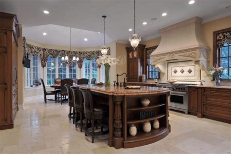 Old World Charm Meets Modern Convenience Traditional Kitchen New