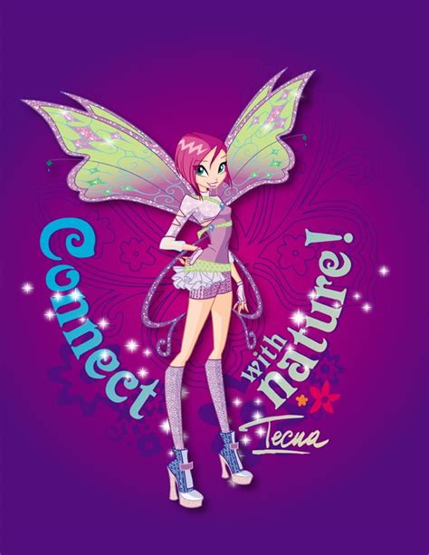 Nuevo Póster De Tecna Believix 2d Version Nick Winx Club All