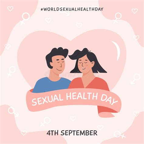 World Sexual Health Day Square Card Couple In Love Sex Education