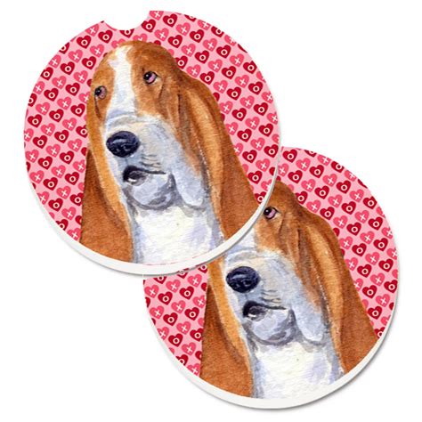 Caroline S Treasures Basset Hound Hearts Love Valentine S Day