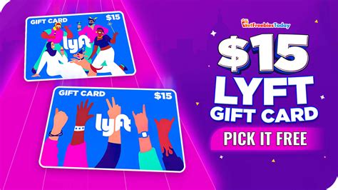 Free 15 Lyft Gift Card GetFreebiesToday