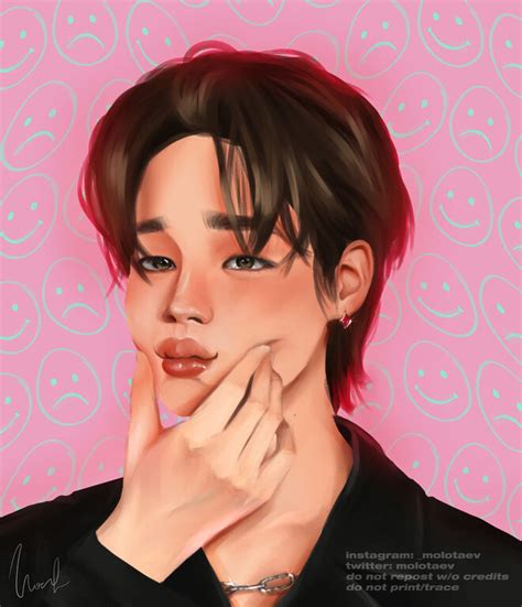 Jimin Fanart Bts Dibujo Produccion Artistica Bts Fanart Images