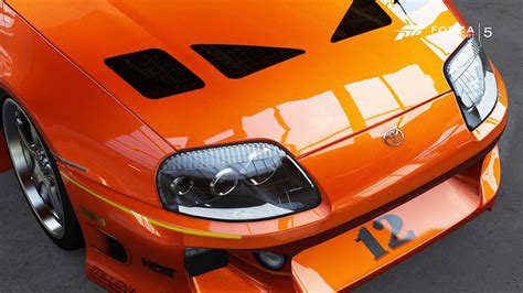 Turn Quality Orange Toyota Supra Fast And Furious Paint Designs