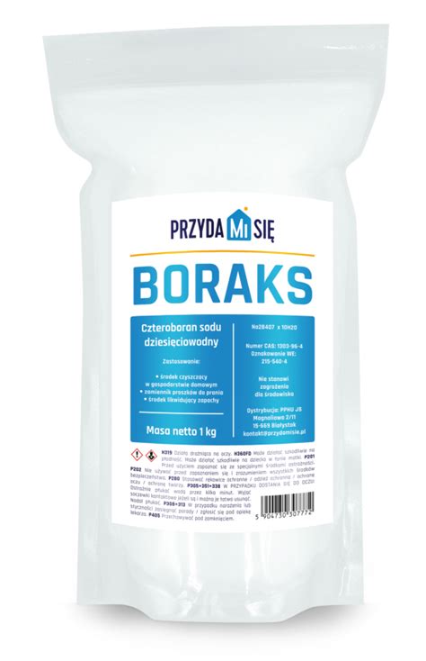 Boraks boraks czteroboran sodu 1kg Sklep internetowy Słodkie Zdrowie