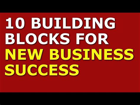 Building Blocks Business Success Infographic Building Business. 