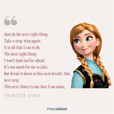 This Life Lesson Is From Disneyfrozen When Faced With Life S