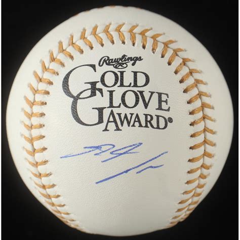 Nolan Arenado Signed Gold Glove Award Baseball Playball Ink