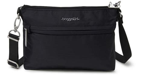 Baggallini Synthetic Anti Theft Memento Crossbody Bag In Black Lyst