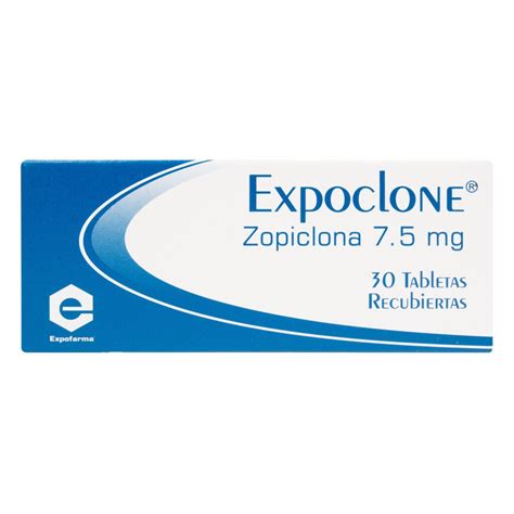 Zopiclona Mg Tabletas Expoclone Farmacenter Pharmahome