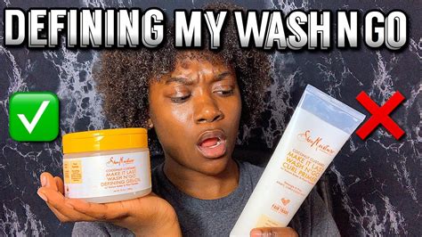 Wash 🧼 N Go 👉🏾 Ft Shea Moistures “make It Last Wash N Go Defining Gel Oil Primer” Youtube