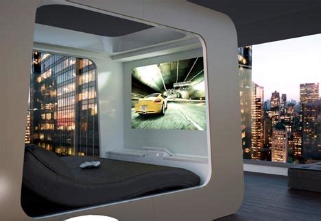 High Tech Smart Bed With Built In TV Designs Ideas On Dornob