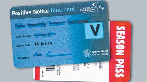 Blue Card Security Theme Park Passes Are More Secure Than Queensland Blue Cards To Work With