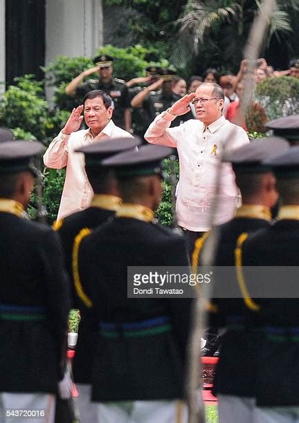 Rodrigo Duterte Sworn In As President Of The Philippines Fotografias