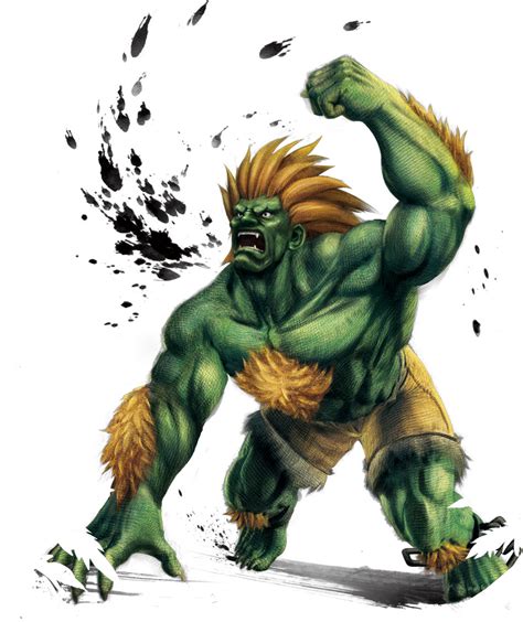 gak ngiro rame: Blanka as he appears in Super