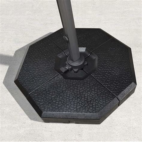 Purple Leaf Umbrella Stand Cantilever Umbrella Base For Outdoor Offset