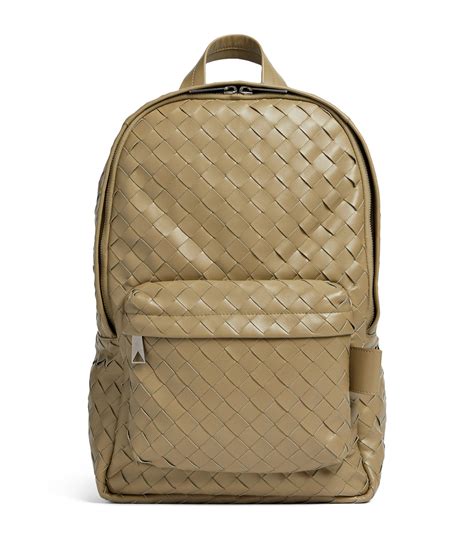 Bottega Veneta Grey Small Classic Intrecciato Backpack Harrods UK