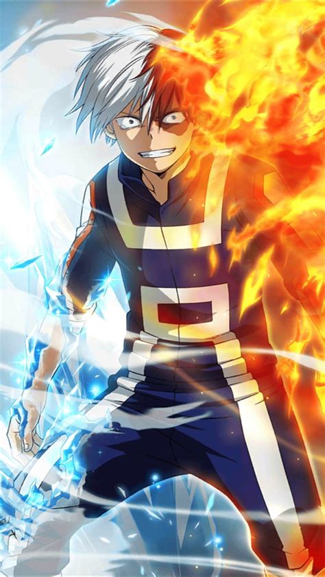 My Hero Academia Anime Hero Shoto Todoroki HD Phone Wallpaper Peakpx