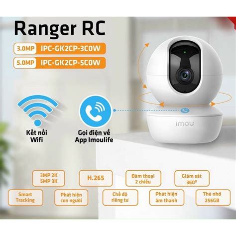 Camera Wifi Imou Ranger Rc Mp K Mp K Mp K Trong Nh Xoay