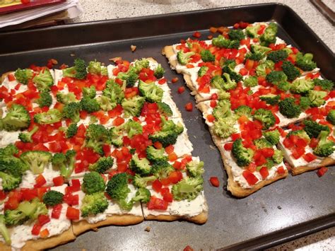 Eat Decorate Love Cool Veggie Pizza Squares