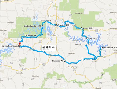 Best Motorcycle Rides Near Branson Mo