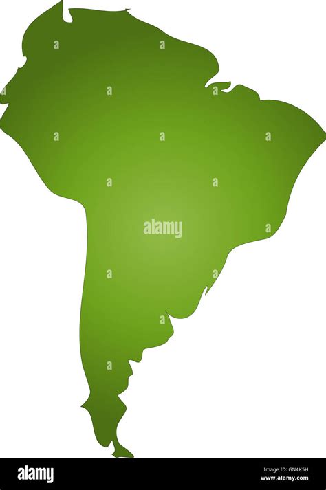 Map Of South America Stock Photo Alamy