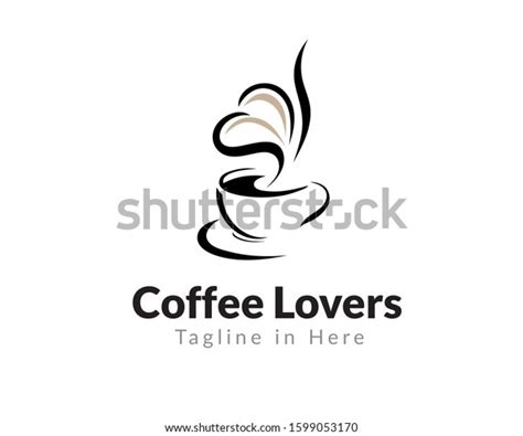 Coffee Lovers Logo Design Inspiration Stock Vector Royalty Free 1599053170