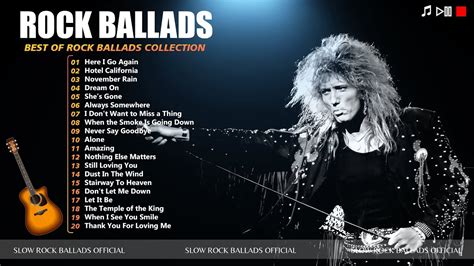 Best Of Rock Ballads Of All Time Collection Bon Jovi Guns N Roses