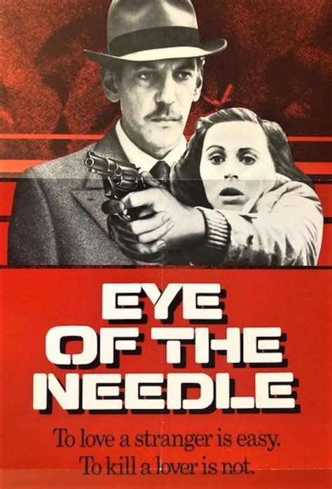 1981 Original Eye Of The Needle Movie Poster Etsy