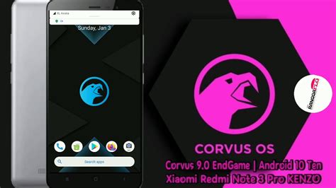 CORVUS OS 9 0 EndGame VANILA Non Gapps ANDROID 10 XIAOMI REDMI NOTE 3