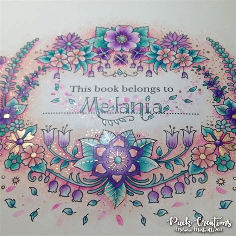 From World Of Flowers Coloring Book By Johanna Basford Johannabasford Worldofflowers Johanna