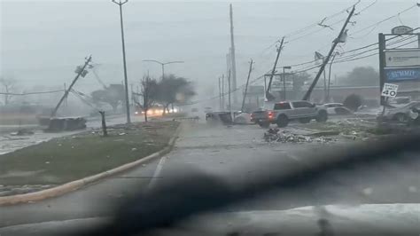 Texas Tornado Aftermath Video Captures Scenes Of Devastation In Deer Park Outside Houston