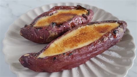 Bake Crème Brûlée Directly In A Japanese Sweet Potato For A Dessert Fit