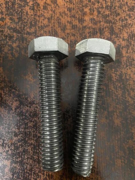 M8 8 Mm 8mm Mild Steel Hex Bolt Hot Dip Galvanized HDG At Rs 22