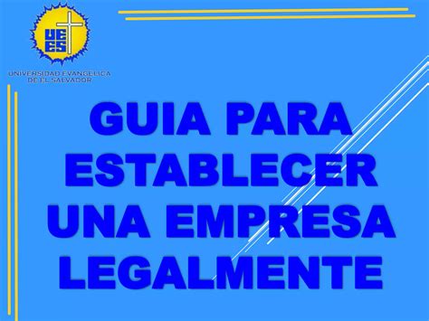 Legalizacion De Empresas Ppt