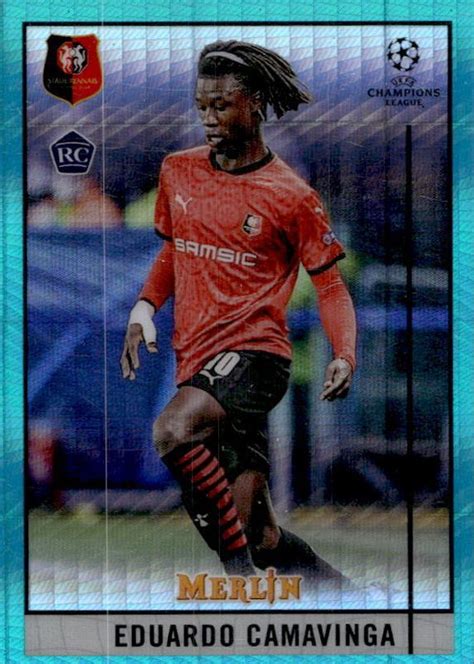 Eduardo Camavinga 2020 Topps Merlin Chrome UEFA Champions League 20