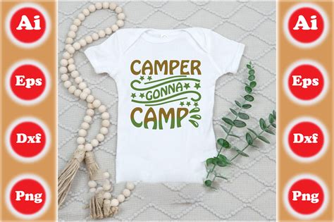 Camper Gonna Camp Graphic By Printabledesign · Creative Fabrica