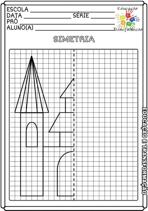 Simetria Fichas Para Trabalhar Simetria Atividades Porn Sex Picture